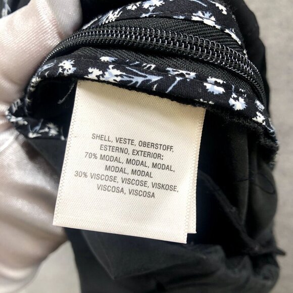 Anthropologie High Rise Tapered Pants Womens S Black Buckle Front Relaxed Modal - Picture 10 of 10